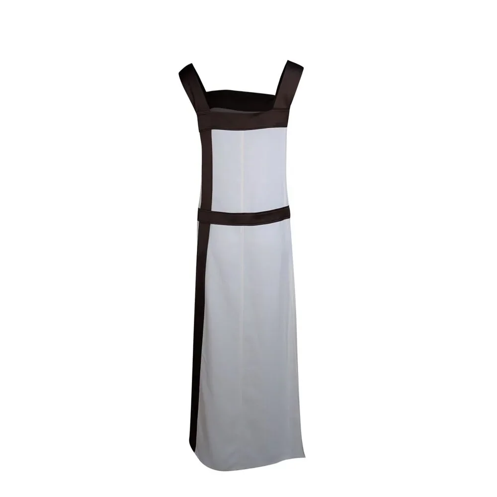 Tory Burch - Ivory w/ Brown Straps & Trims Sz 12